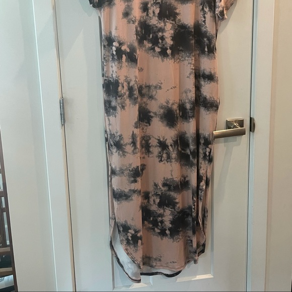 Tye-dye Maxi Shirt Dress - Picture 6 of 6
